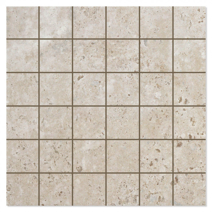 Mosaik Klinker Stenhamra Grå Matt 30x30 (5x5) cm-0